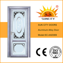 Mirror Tinted Glass Aluminum Doors Interior (SC-AAD089)